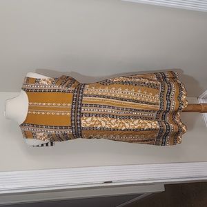 Maurices sheath dress floral stripes